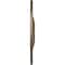 Ekena Millwork Galveston Ceiling Medallion (Fits Canopies up to 5 7/8"), 51"OD x 3 5/8"ID x 3 3/8"P, Warm Silver CM51GLWSS - alternate 3